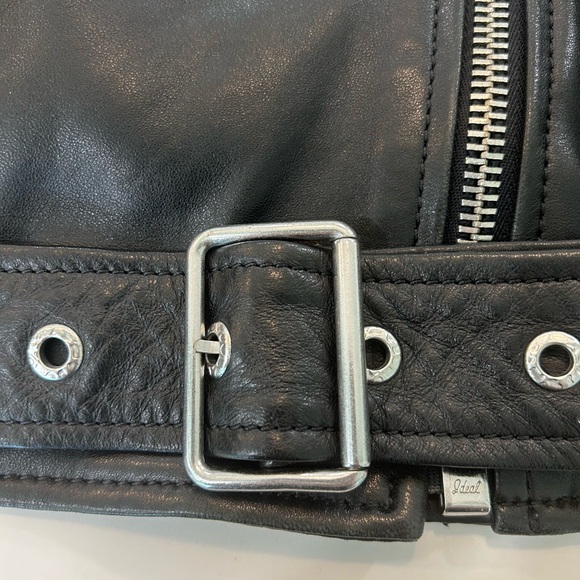 Diesel Black Leather Jacket! - Picture 8 of 16